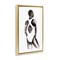 Stupell Industries Beach Day Swimsuit Silhouette Floating Frame, design by Simone Elum